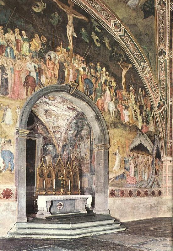 ANDREA DA FIRENZE Frescoes on the central wall china oil painting image